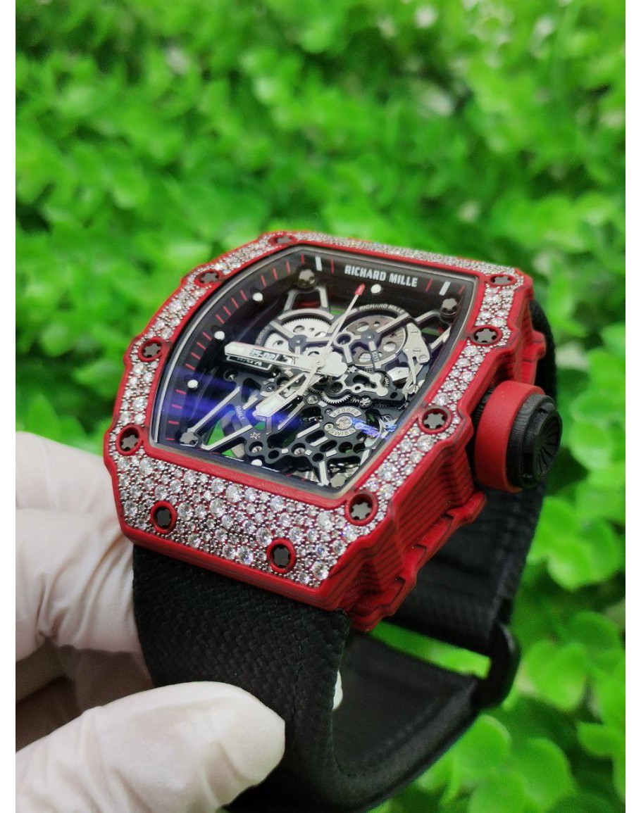 RICHARD MILLE RM35 02 RAFAEL NADAL NTPT FACTORY DIAMOND WATCH